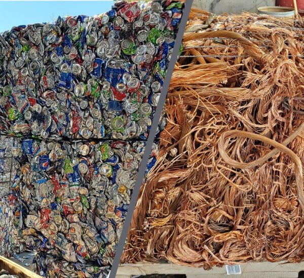 COpper Wire and Crushed cans